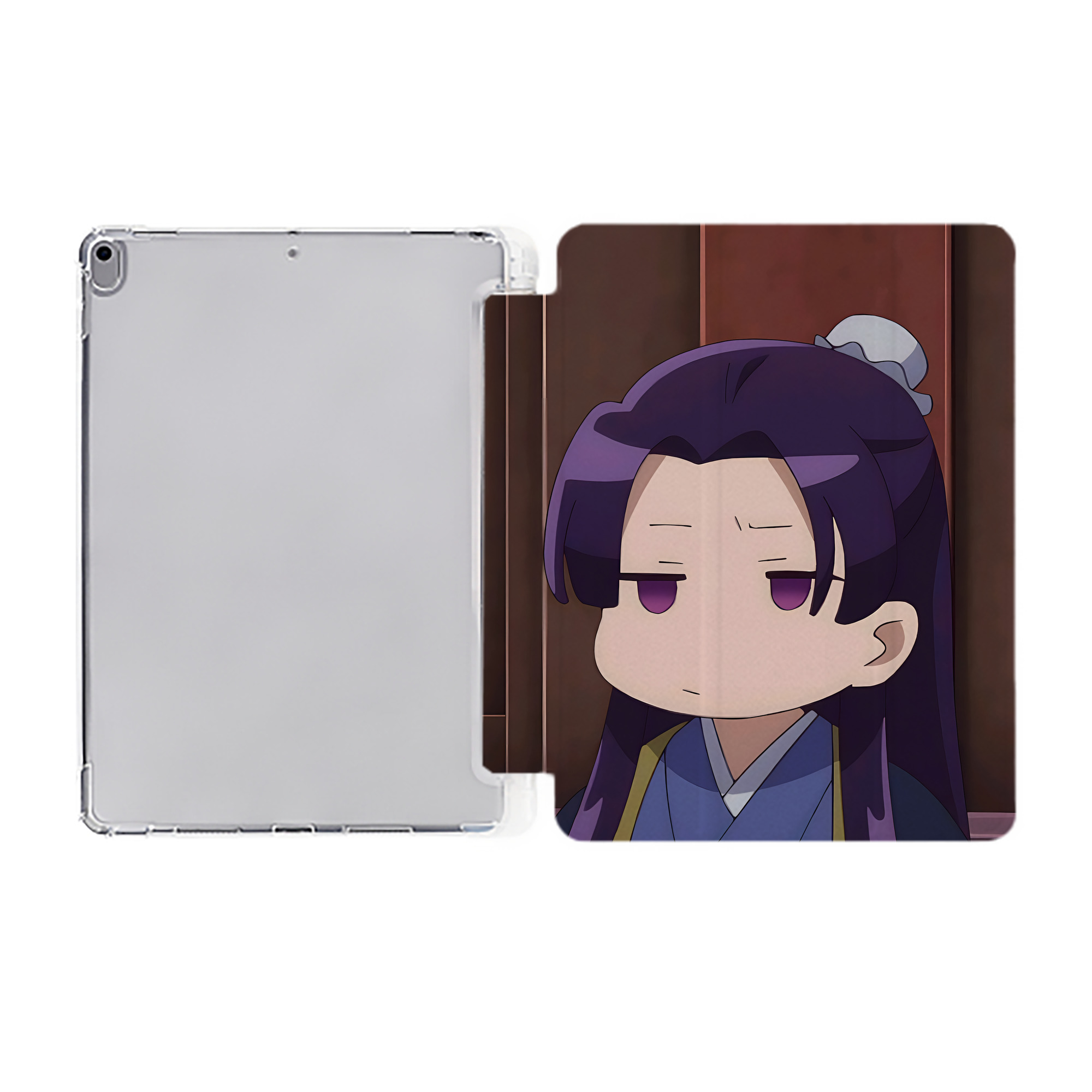 （画像用） 薬屋のひとりごと The Apothecary Diaries IPad ケース ペン収納付き 三つ折りスタンド PUレザー×シリコン 対応機種9.5/10.5/10.9インチ